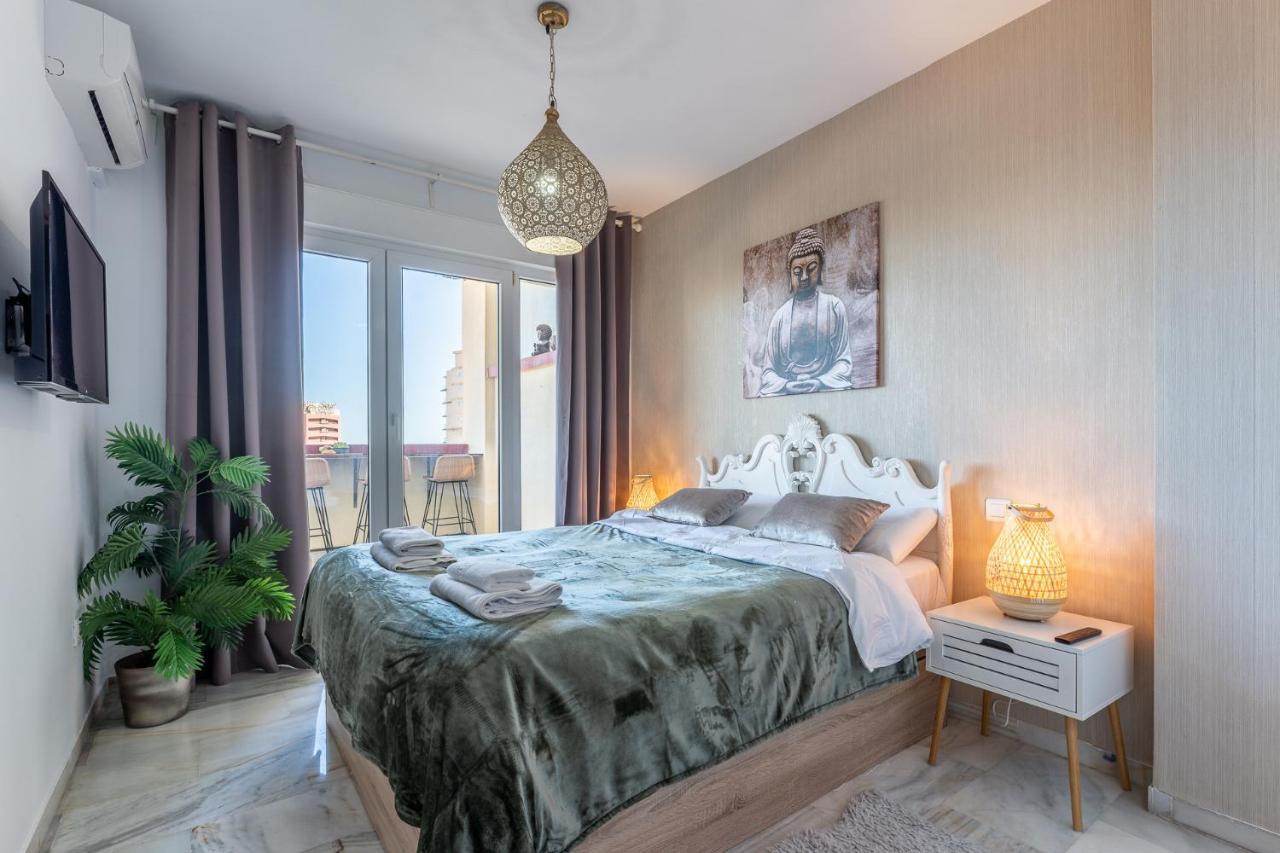 Benalmadena Beachfront Retreat Big Balcony And City Sea Views Apartment Exterior photo