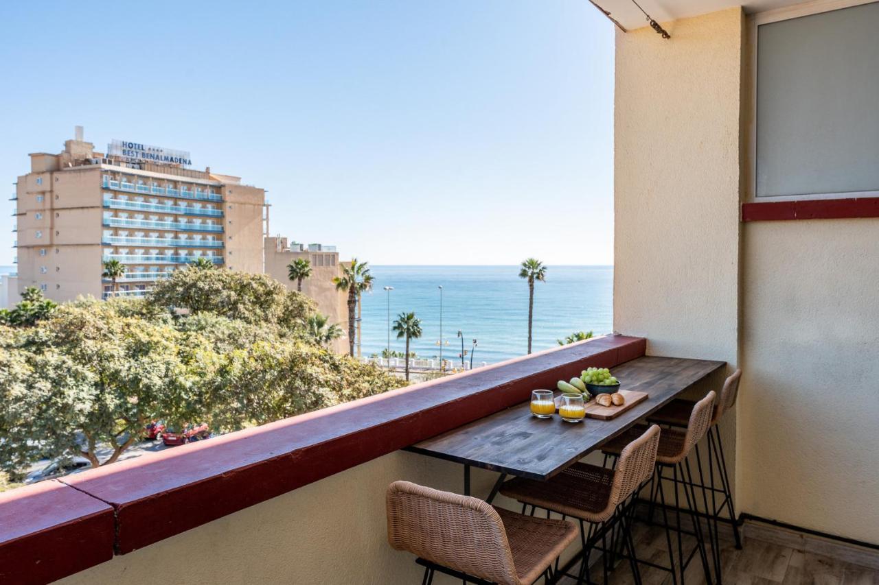 Benalmadena Beachfront Retreat Big Balcony And City Sea Views Apartment Exterior photo